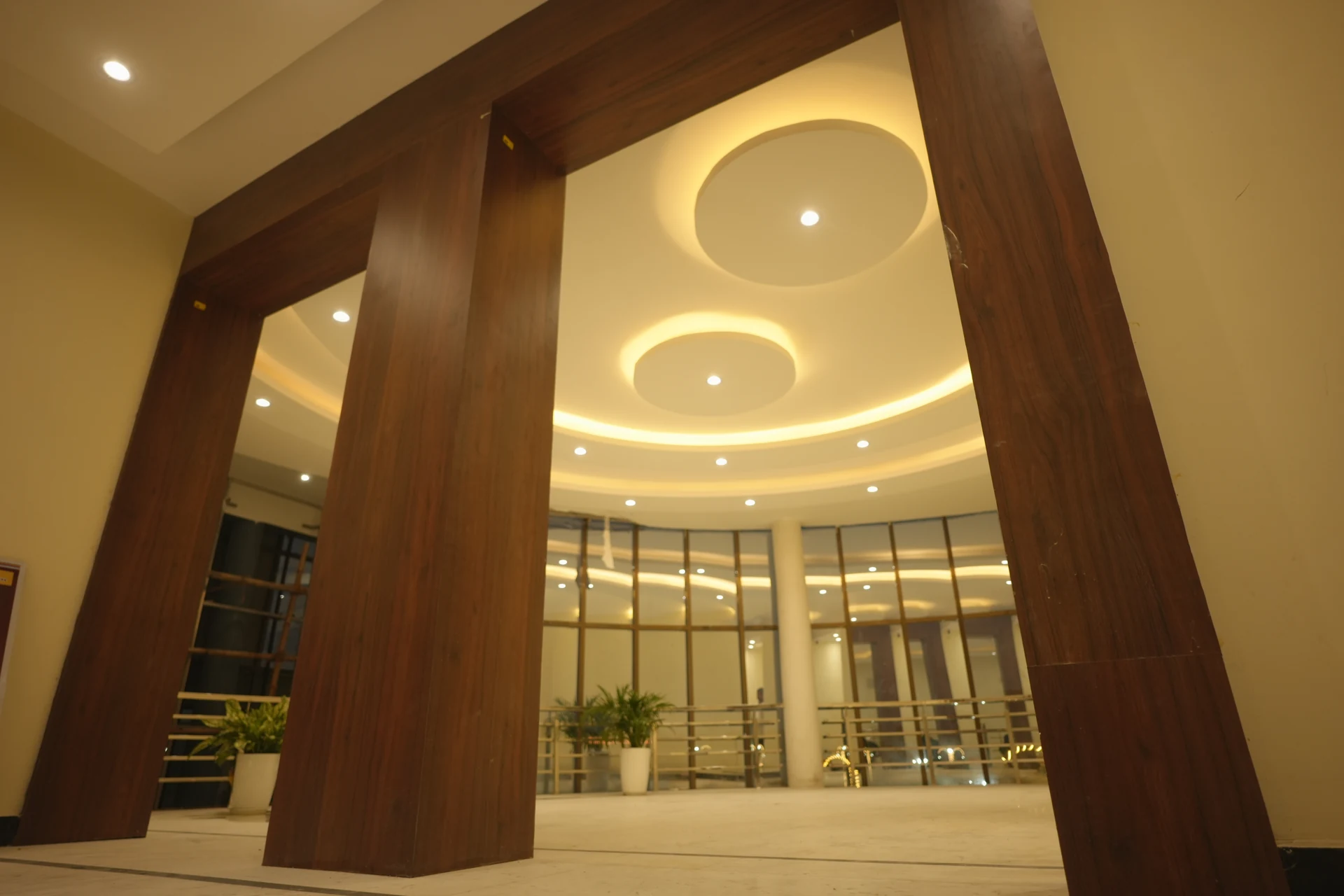 Inside the conference hall